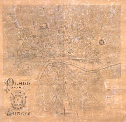 Plano General de Murcia 1896